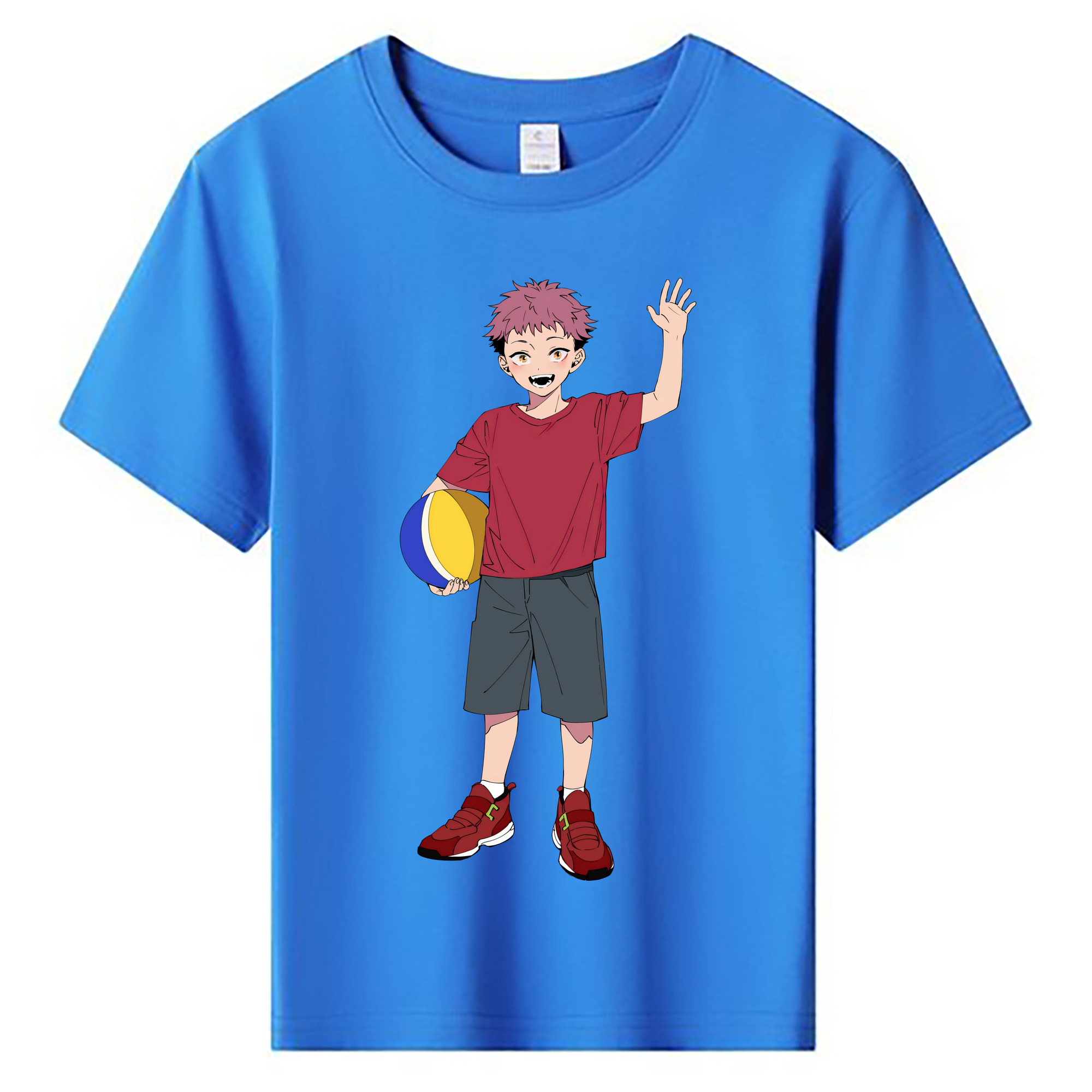 （画像用） 呪術廻戦 Jujutsu Kaisen 綿100％キッズTシャツ（フロントプリント）